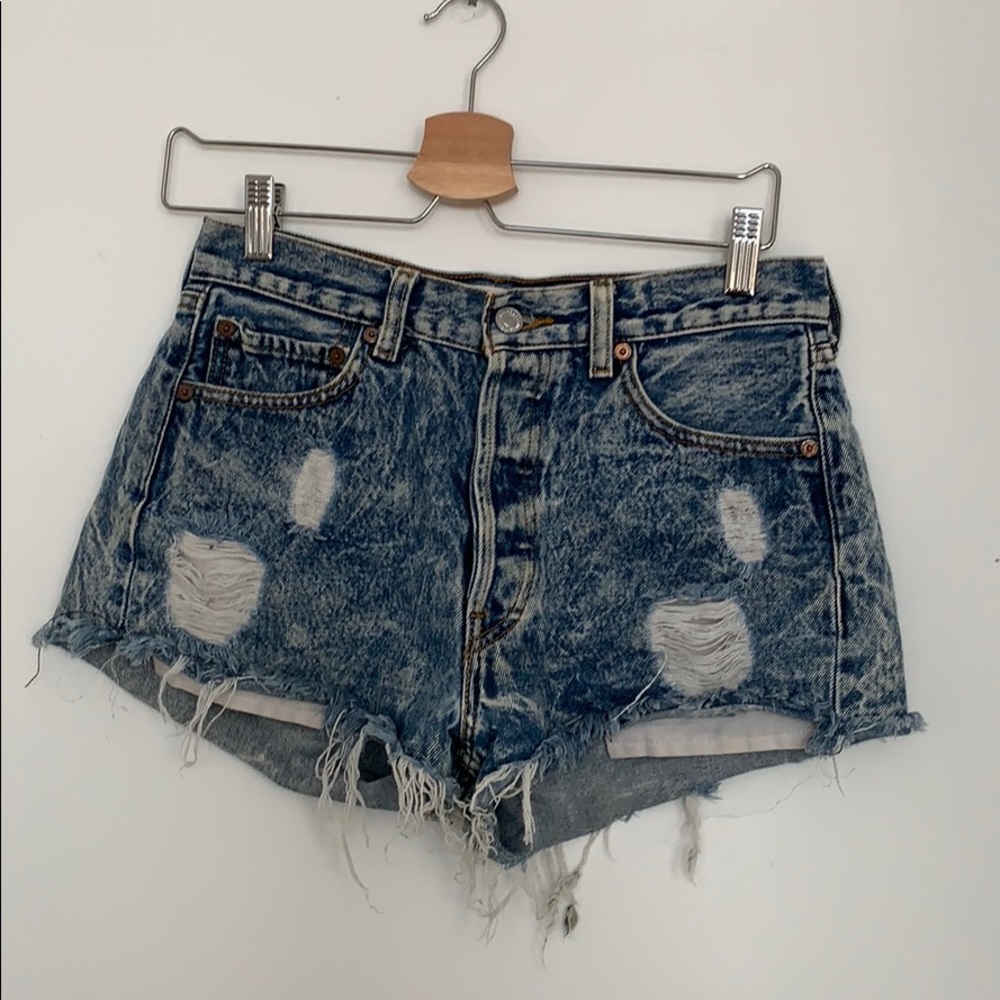 Levi’s 501 Acid Wash Shorts